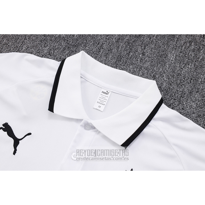 Camiseta De Futbol Polo del Borussia Dortmund 2023-2024 Blanco